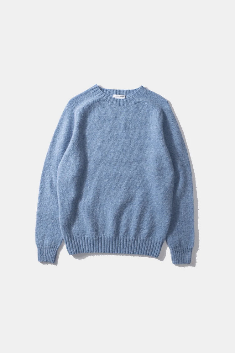 Edmmond shetland sweater light blue