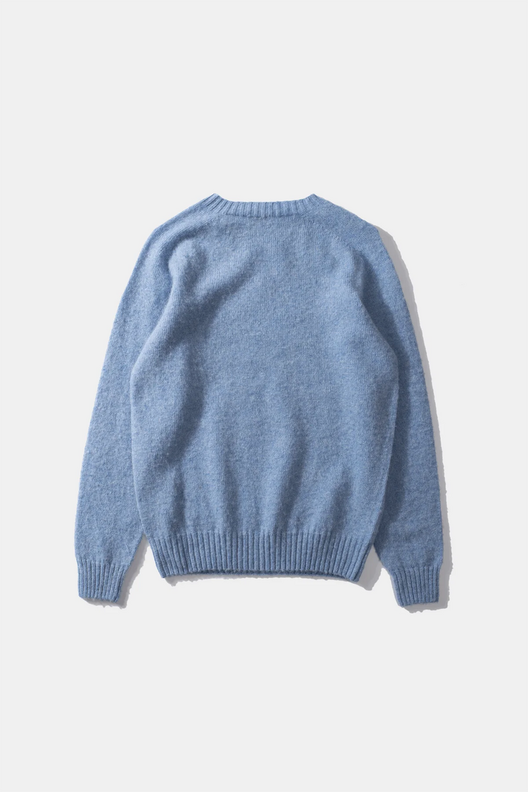 Edmmond shetland sweater light blue