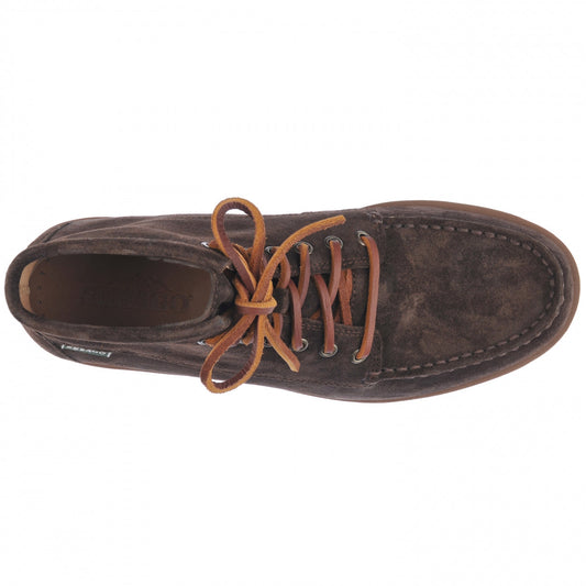 Sebago tala mid oiled suede dark brown