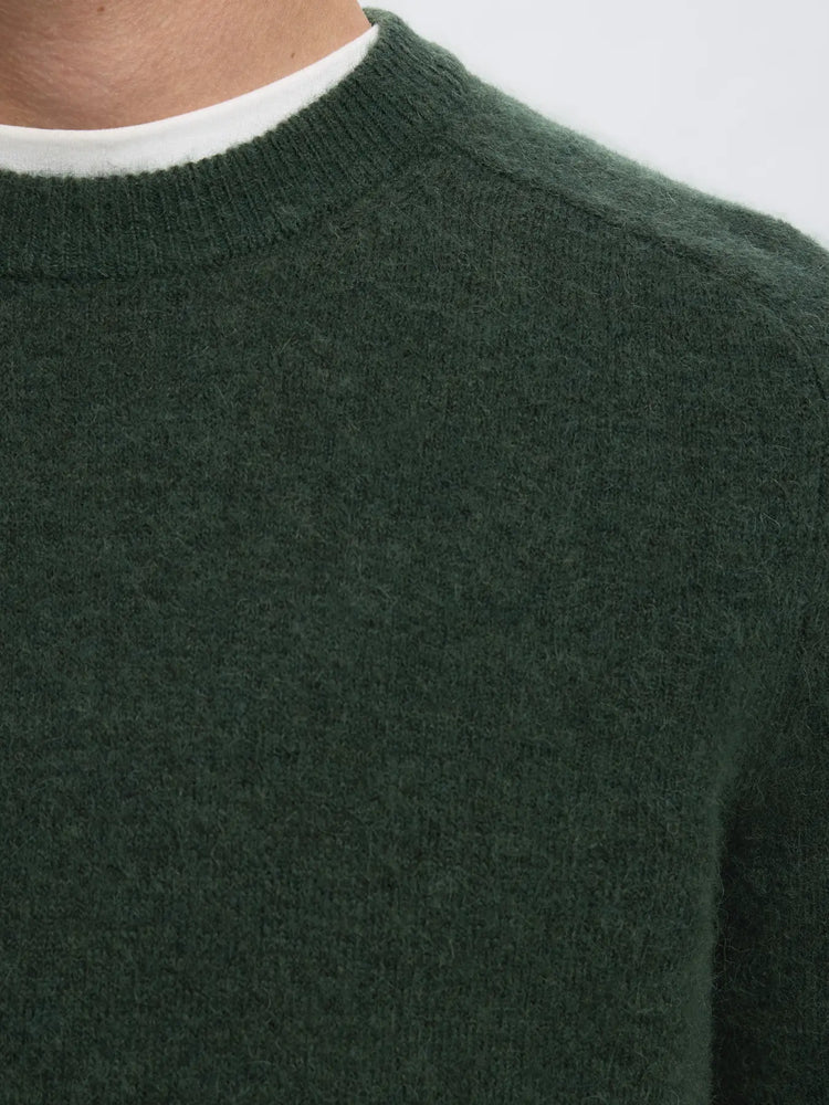 Selectedhomme slhrai knit deep forest