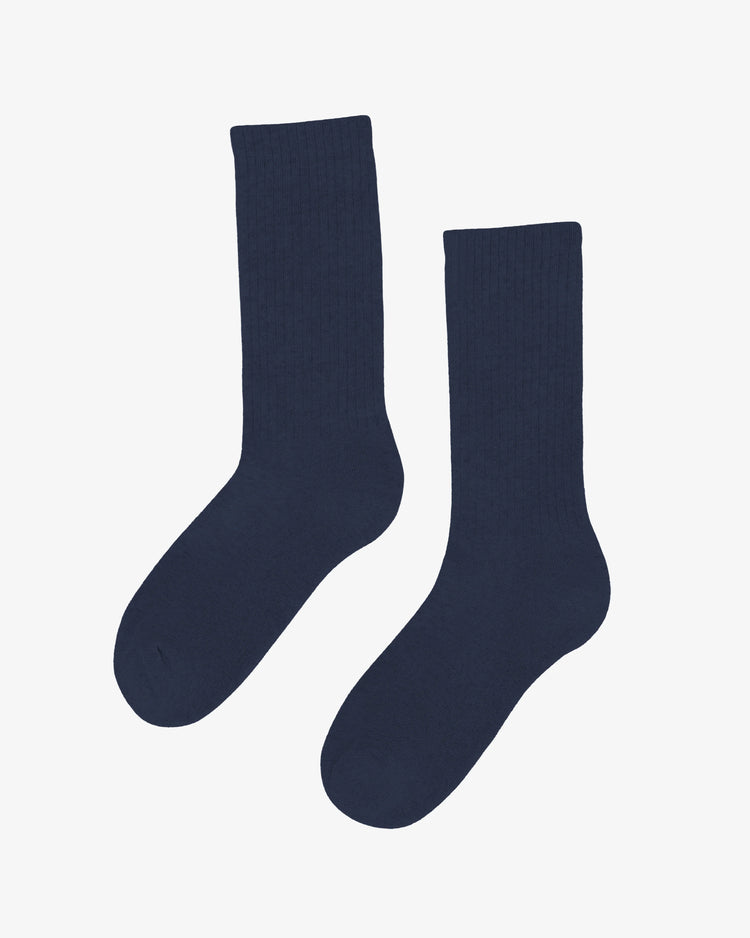 Colorful standard organic active socks navy blue