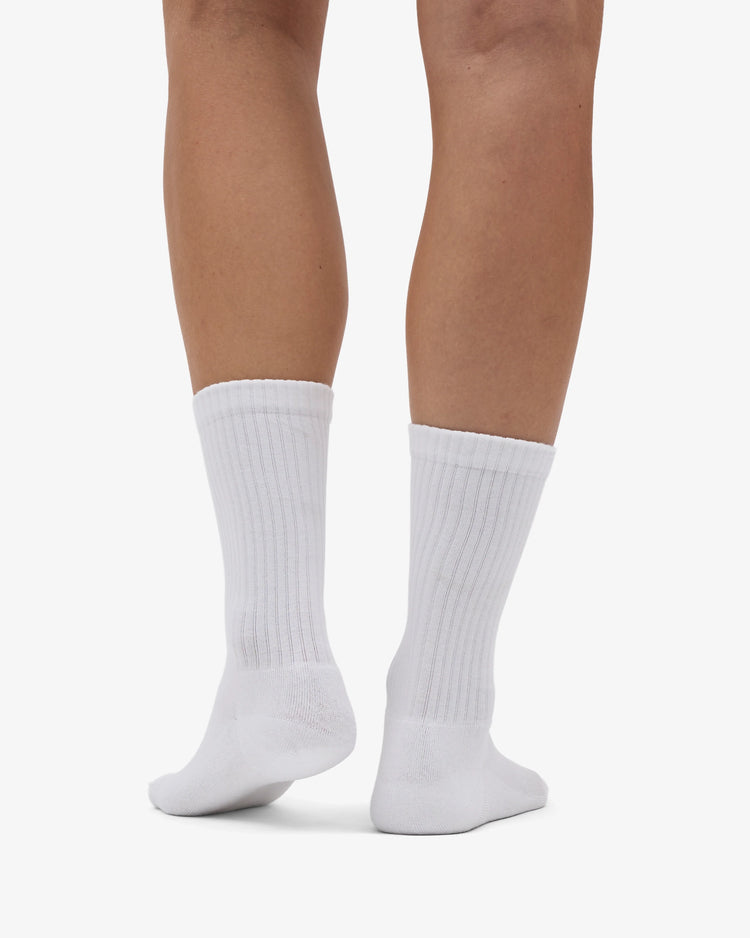 Colorful standard organic active socks optical white