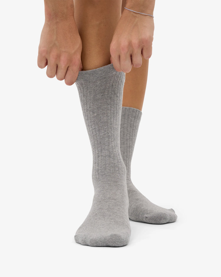 Colorful standard organic active socks heather grey