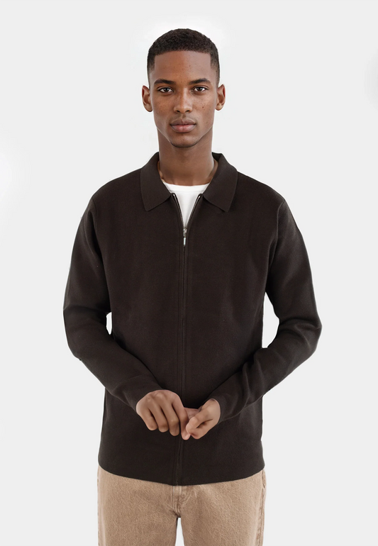 Ciszere colby knitted full zip java