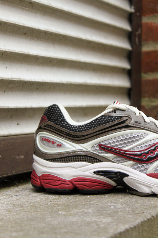 Saucony progrid omni 9 brown red