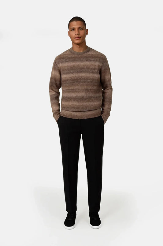 Ciszere kit knitted sweater mocha brown
