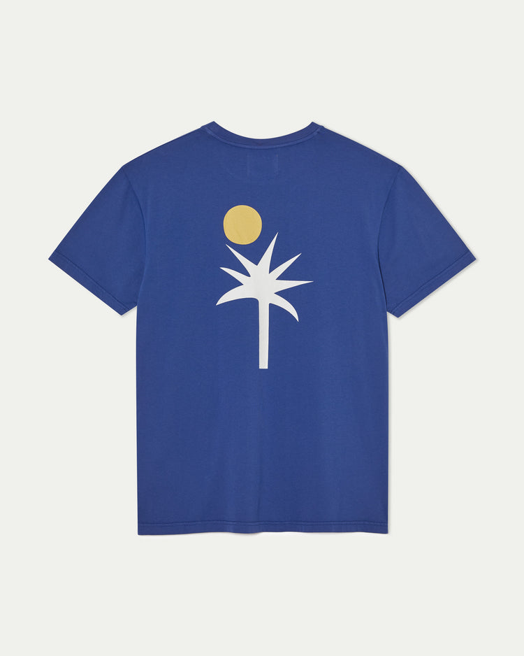 La paz dantas t-shirt palm blue