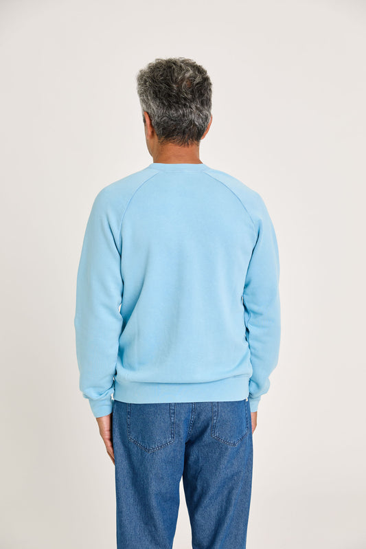La paz cunha sweat azure + off white