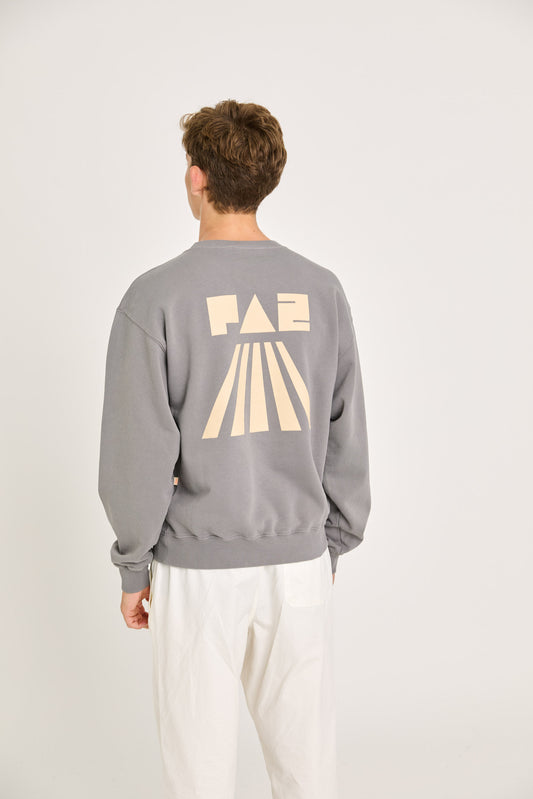 La paz xavier sweat smoked pearl
