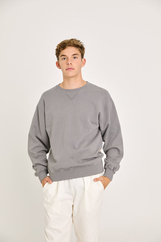 La paz xavier sweat smoked pearl