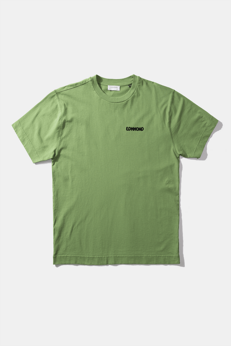 Edmmond leo t-shirt plain green