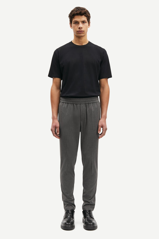 Samsoe samsoe sasmithy trousers 15346 dark grey mel