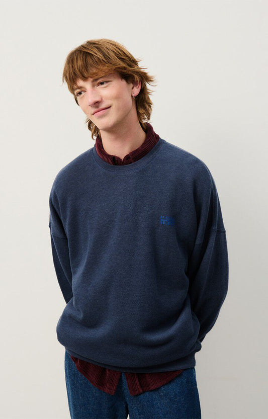 American vintage doven sweat mdov03a marine surteint
