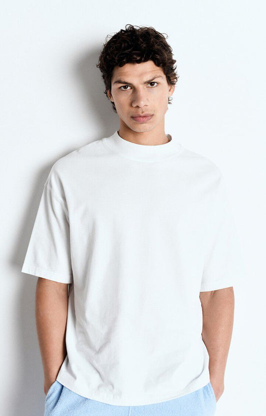 American vintage fazy t-shirt mfaz02b blanc