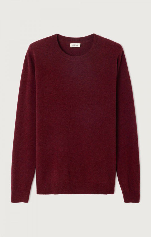 American vintage raxow pull mrax18a grenat melange