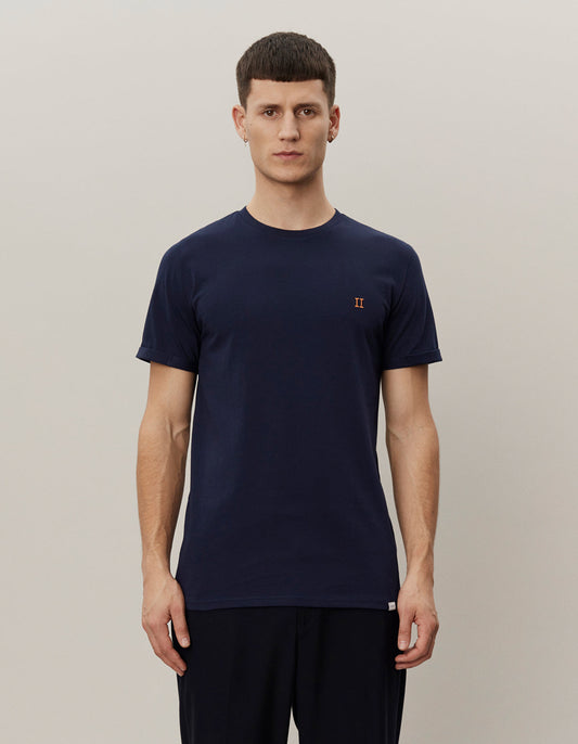 Les deux norregaard t-shirt dark navy