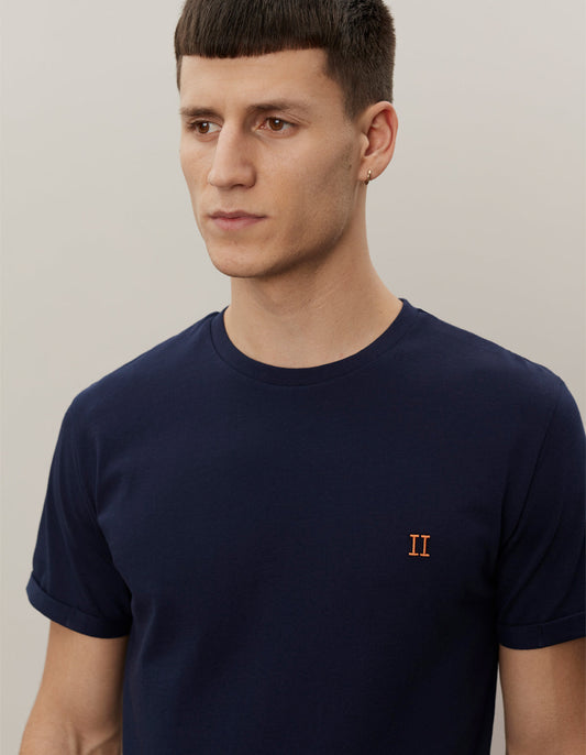 Les deux norregaard t-shirt dark navy