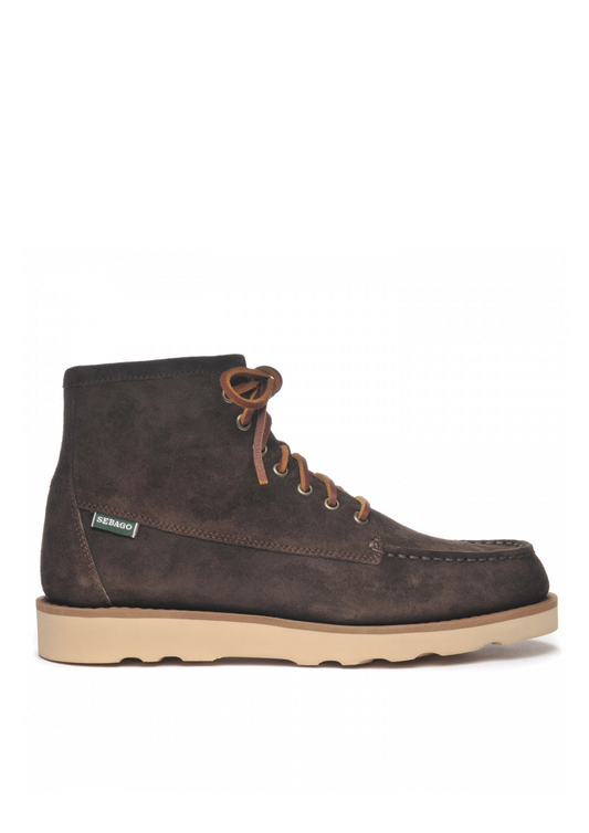 Sebago tala mid oiled suede dark brown (web only)