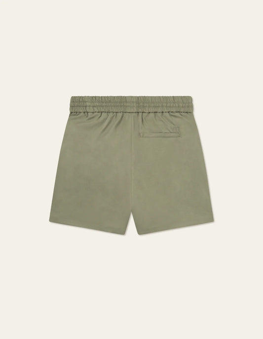 Les deux otto cotton shorts lichen green