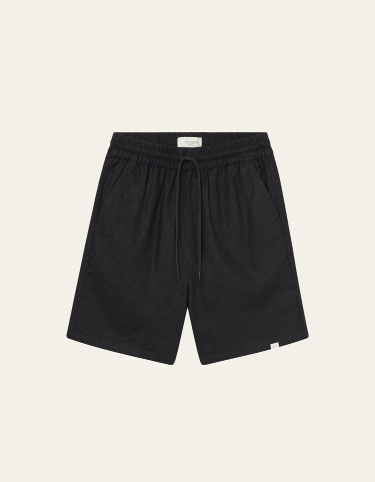 Les deux otto linen shorts dark navy