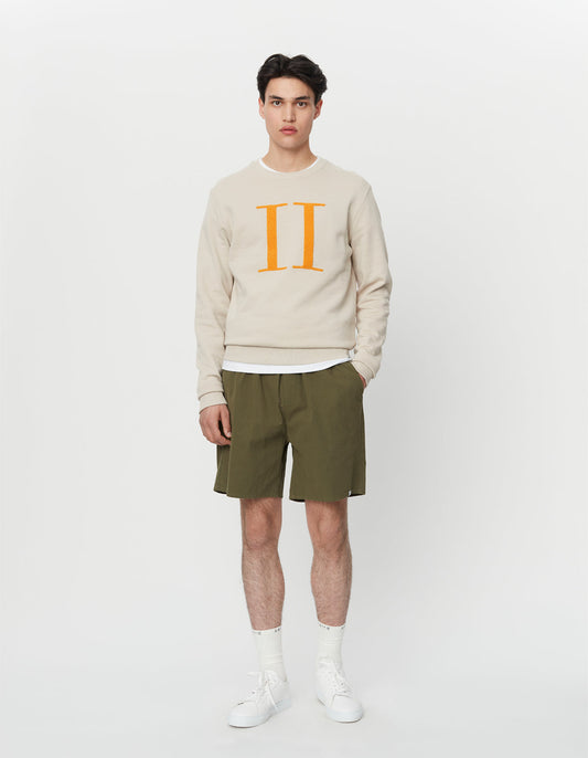 Les deux otto twill shorts olive night
