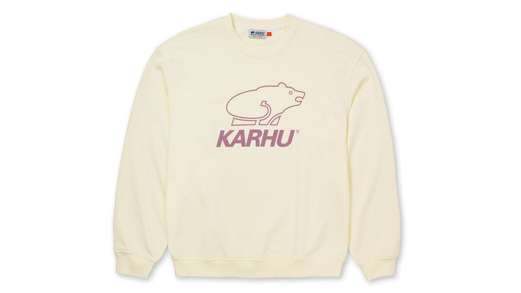 Karhu basic logo sweatshirt marshmallow lilas