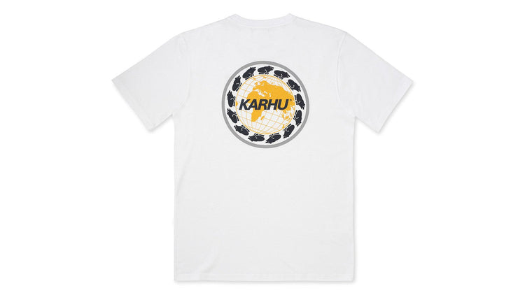 Karhu worldwide t-shirt white india ink