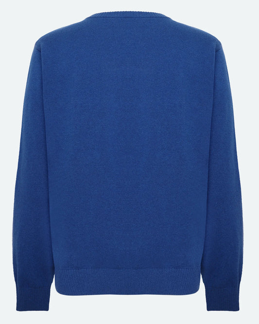 Minimum roland 9954 jumper blue quartz melange