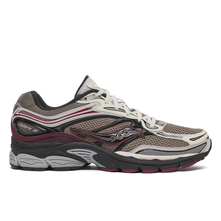 Saucony progrid omni 9 tan maroon