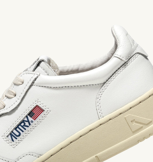 Autry ll15 leather leather white white
