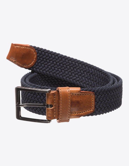 Les deux walker webbing belt dark navy