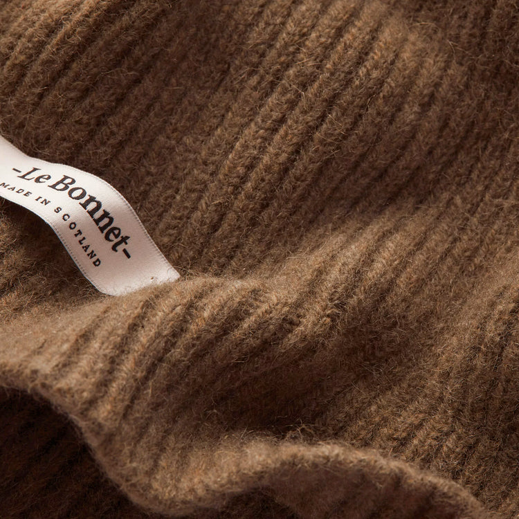 Le bonnet scarf walnut