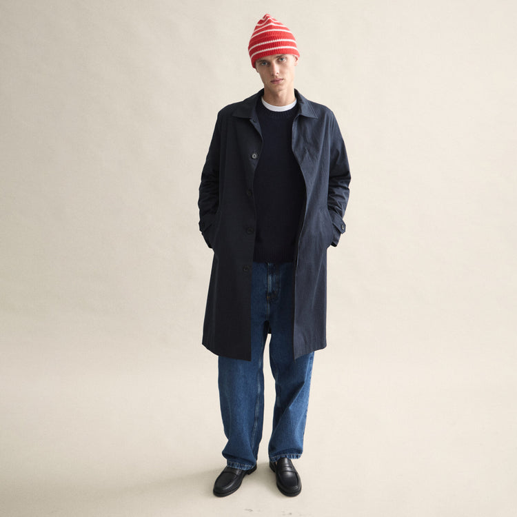 Le bonnet beanie classic crimson stripe