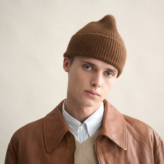 Le bonnet beanie classic walnut