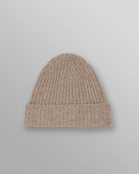 Wax london brook beanie donegal natural