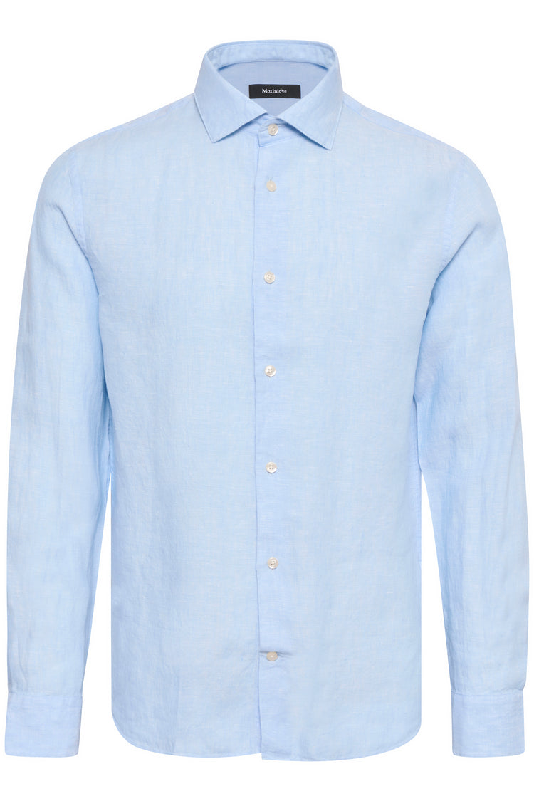 Matinique mamarc short 154030 shirt chambray blue