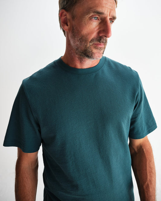 Wax london dean ss tee jolt teal