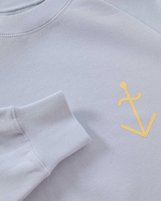 La paz cunha sweater heather yellow logo