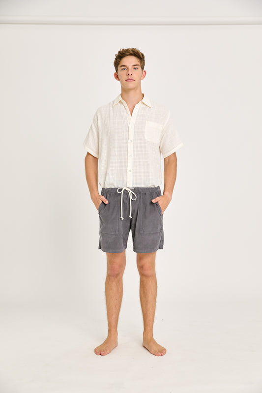 La paz formigal shorts smoked pearl baby cord