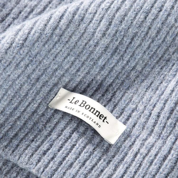 Le bonnet beanie classic washed denim