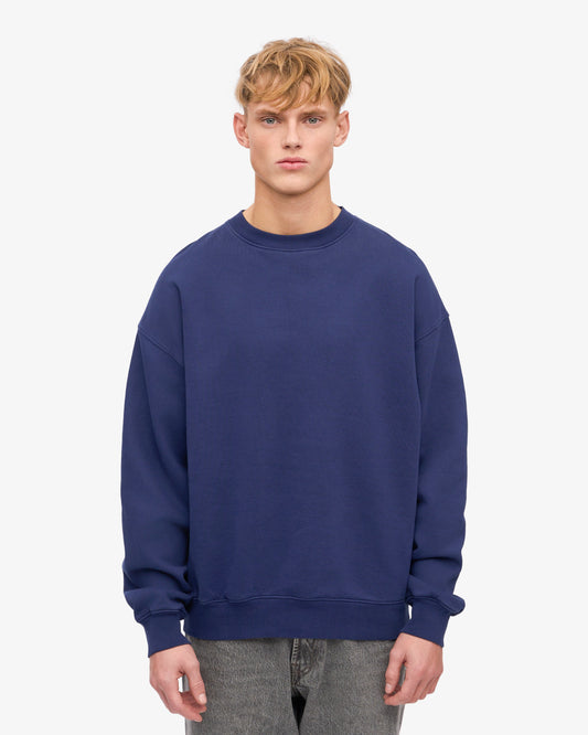 Colorful standard organic oversized crew cs1012 marine blue