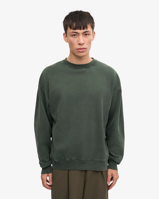 Colorful standard organic oversized crew sweat cs1012 midnight forest