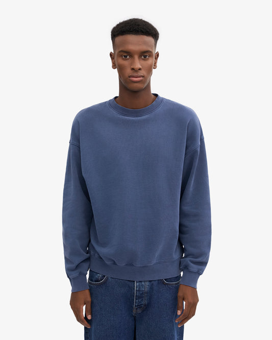 Colorful standard organic oversized crew sweat cs1012 neptune blue