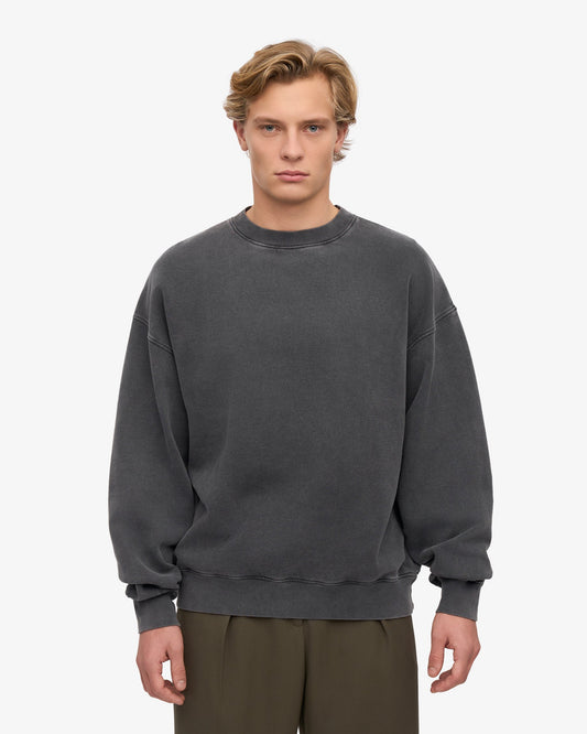 Colorful standard organic oversized crew sweat cs1012 faded black