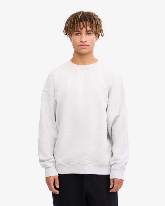 Colorful standard organic oversized crew sweat cs1012 snow melange