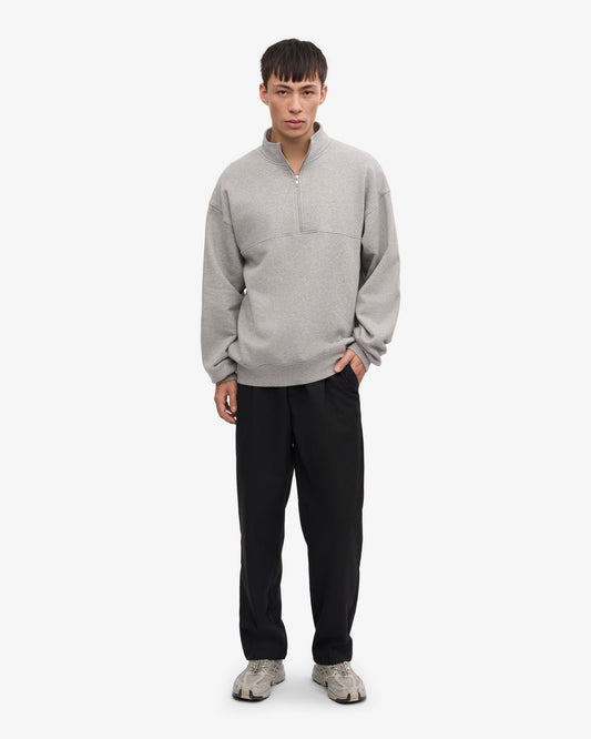 Colorful standard organic quarter zip sweat cs1014 heather grey