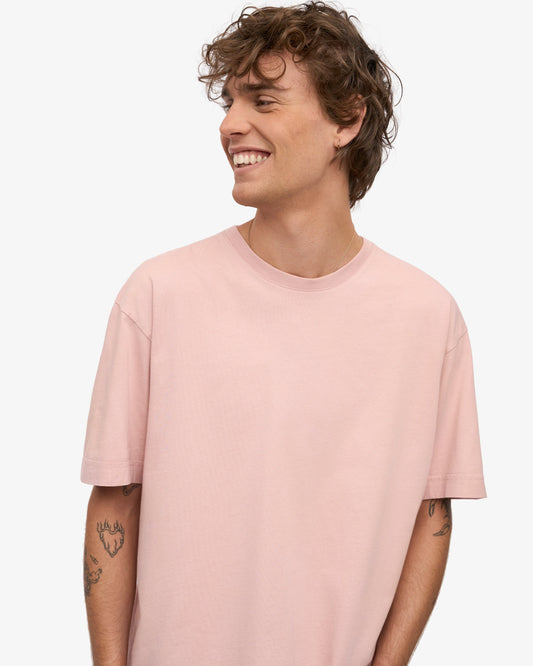 Colorful standard oversized organic t-shirt cs2056 faded pink