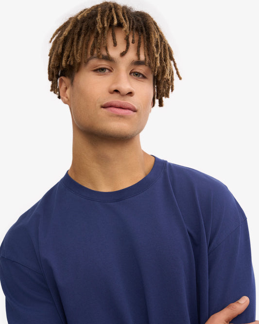Colorful standard oversized organic t-shirt cs2056 marine blue