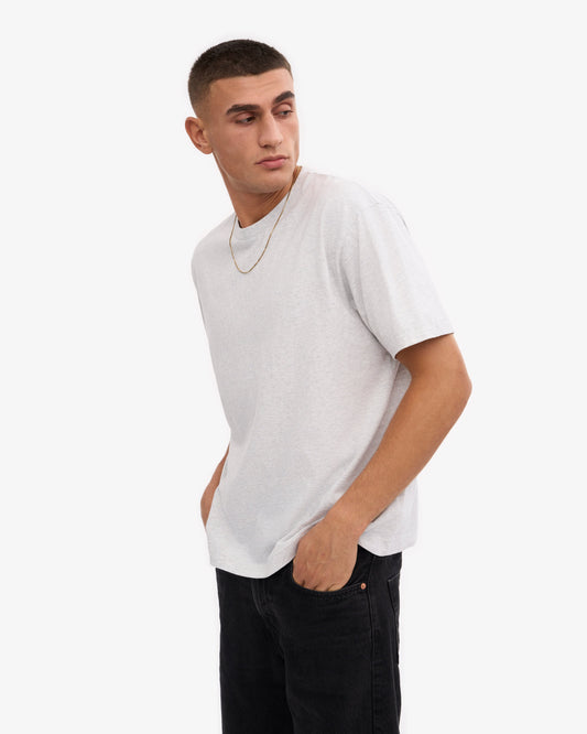Colorful standard oversized organic t-shirt cs2056 snow melange