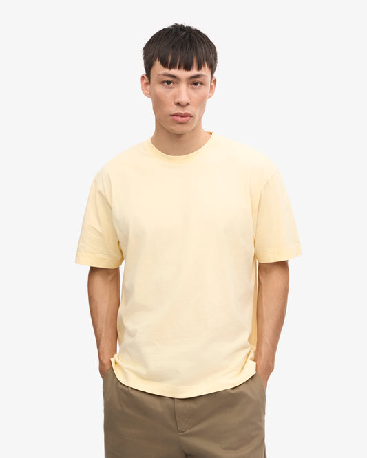Colorful standard oversized organic t-shirt cs2056 soft yellow